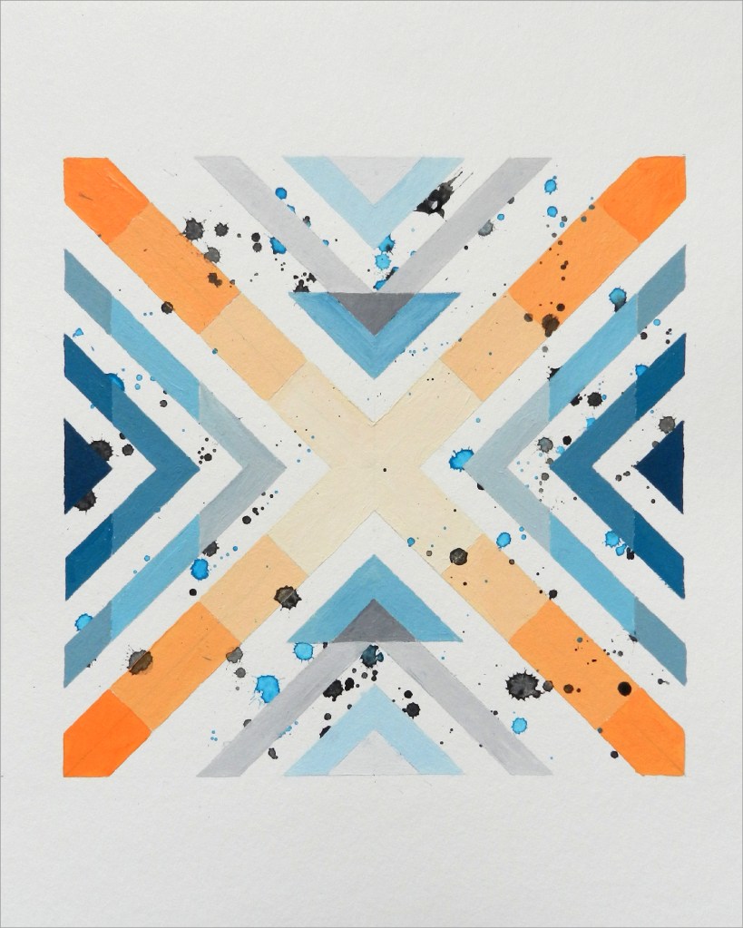 Papierarbeit geometrisch