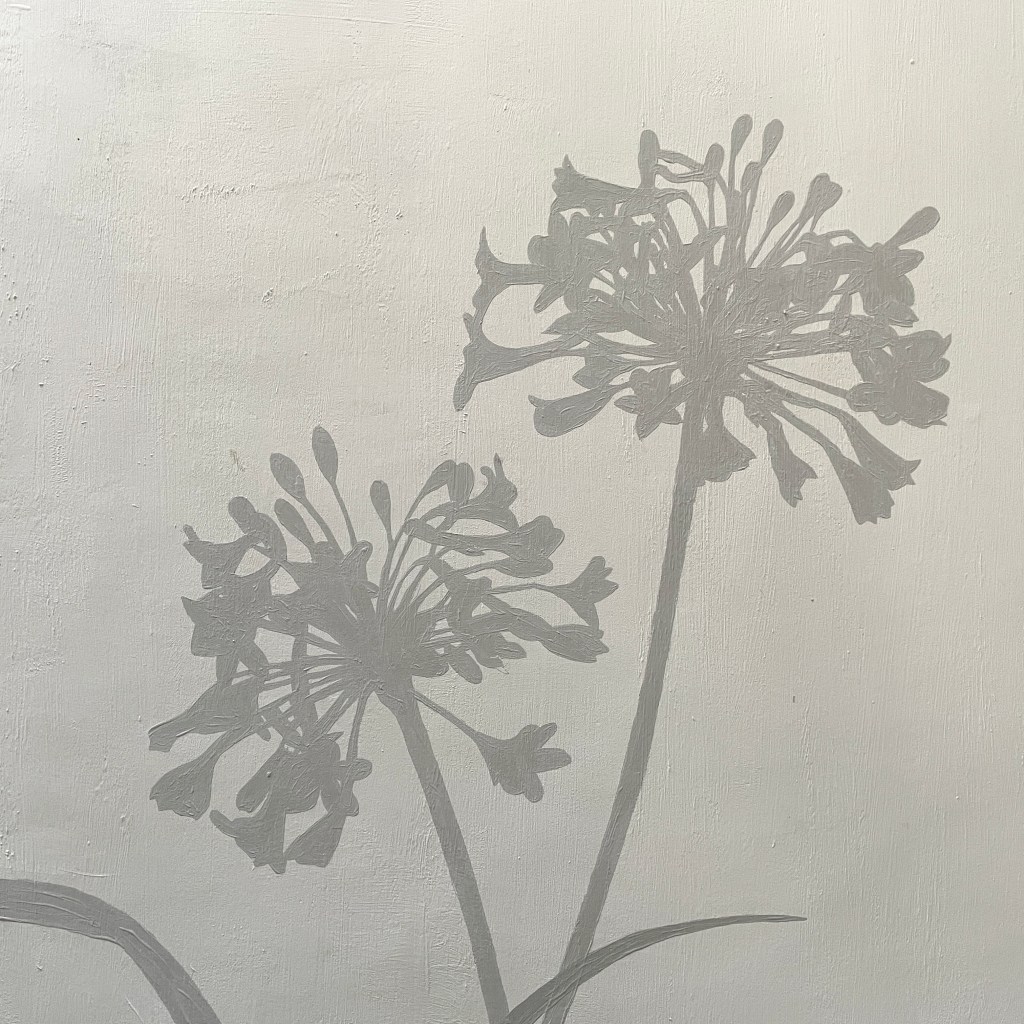 Wandmalerei floral Blumen Detail