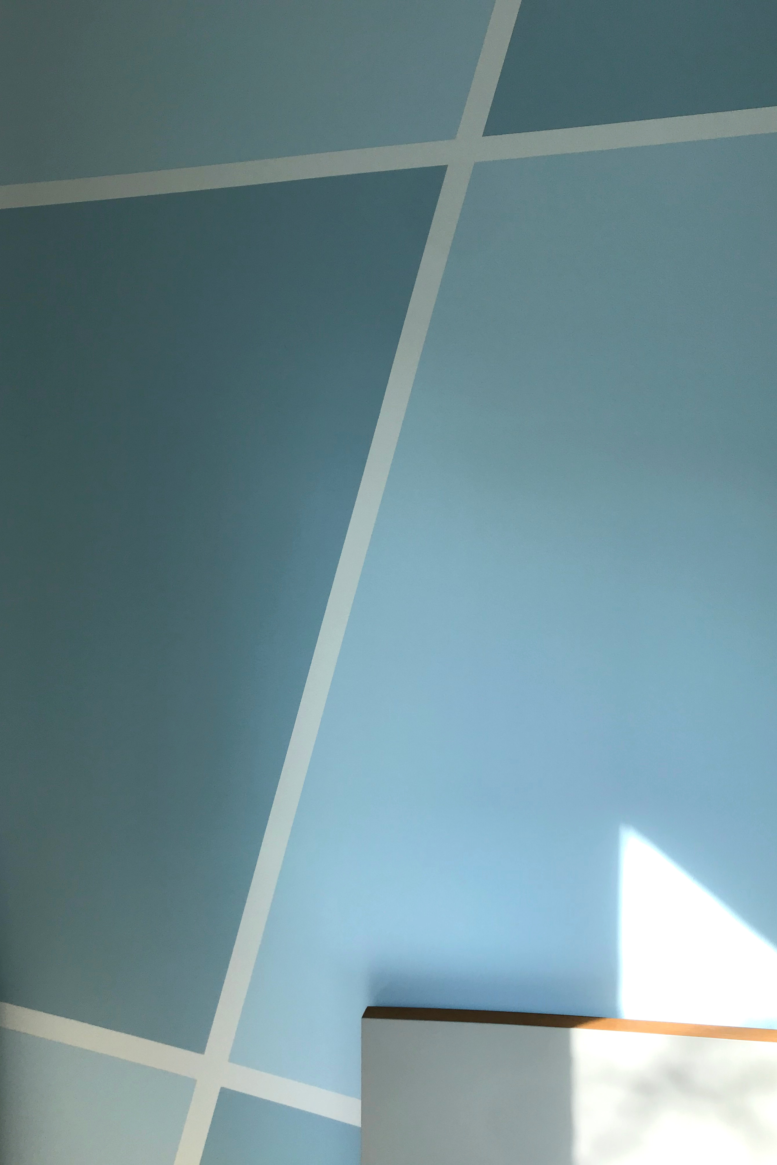 Wandmalerei geometrisch Detail