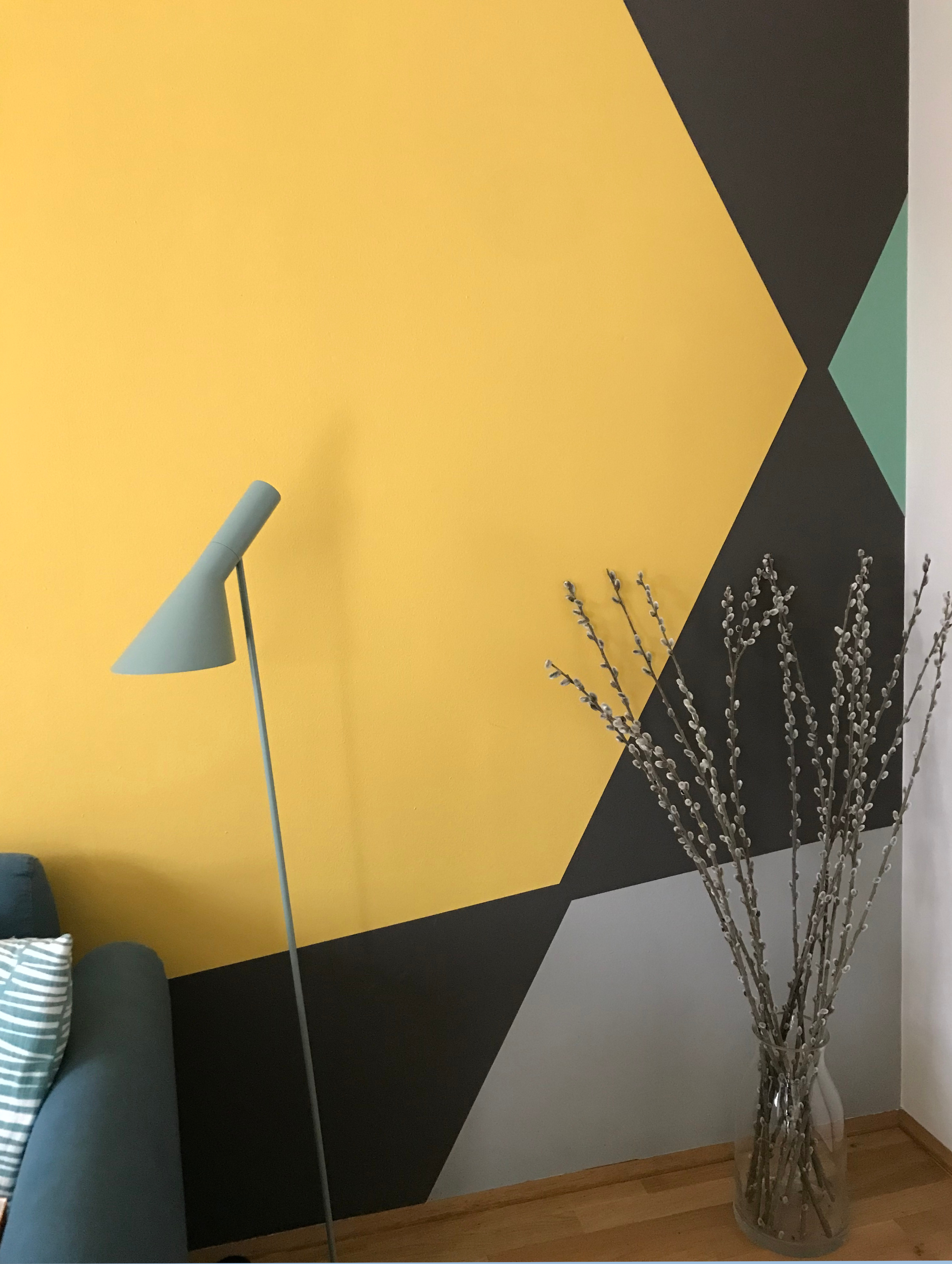 wandmalerei detail geometrisch